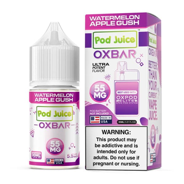 Oxbar Pod Juice Edition - Watermelon Applegush - 30mL Salts thumbnail