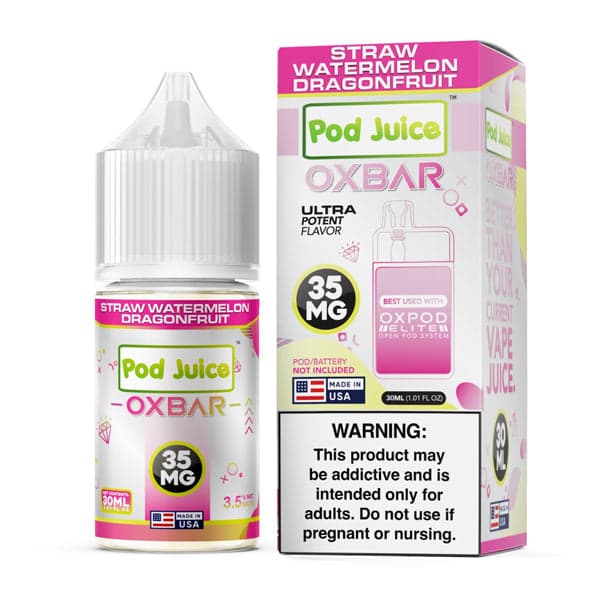 Oxbar Pod Juice Edition - Straw Watermelon Dragonfruit - 30mL Salts thumbnail