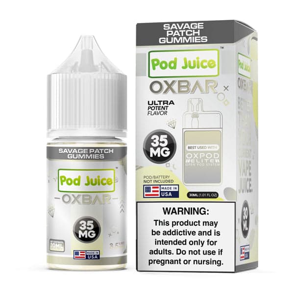 Oxbar Pod Juice Edition - Savage Patch Gummies - 30mL Salts thumbnail